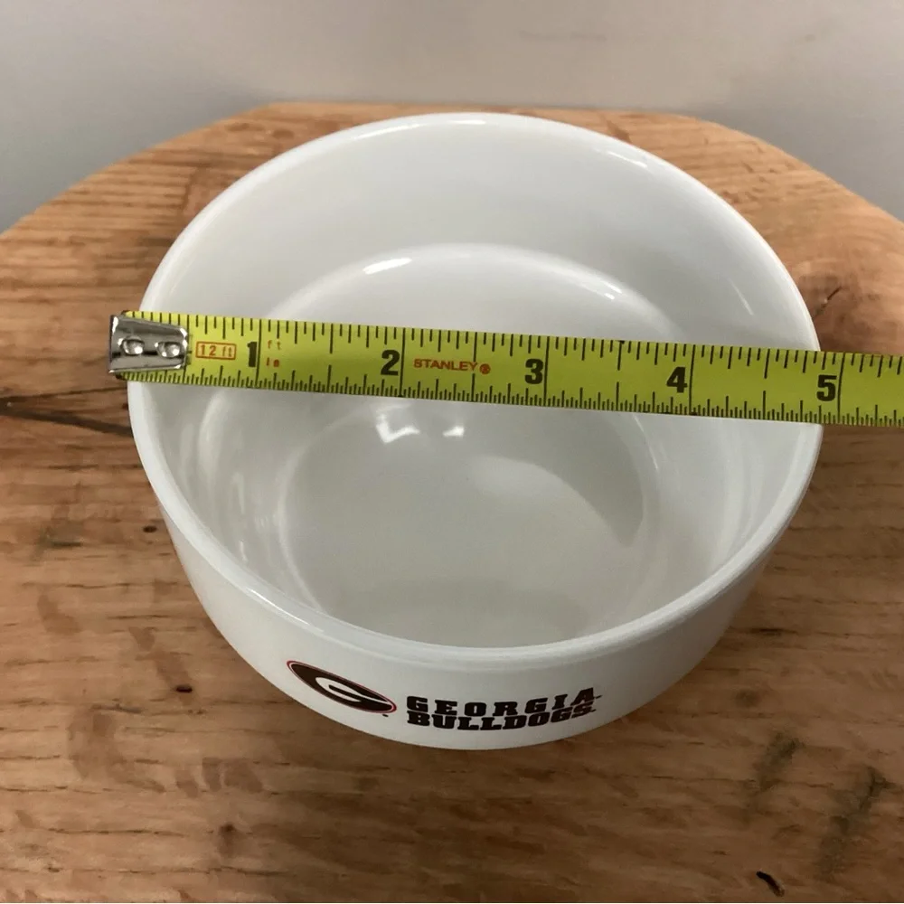 ⚫️ Georgia Bulldogs - Dog / Cat Food or Water Bowl - Like New Condition - Nice